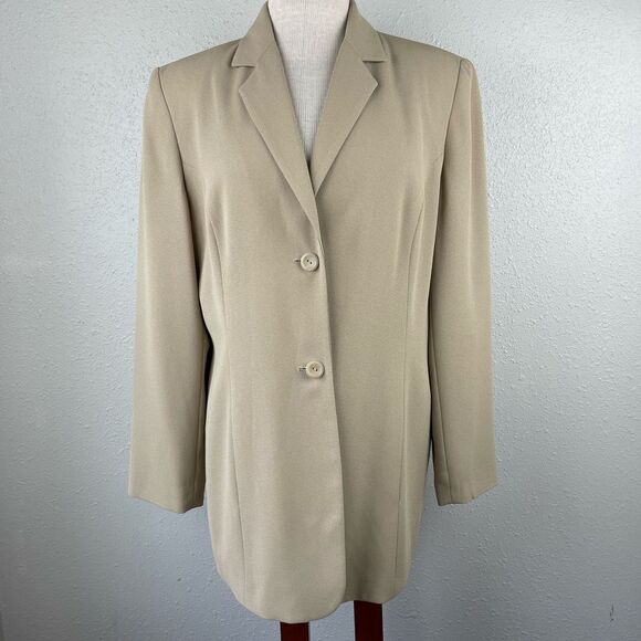 Karen Scott Two Button Dress Jacket Size 14 EUC - Picture 1 of 7